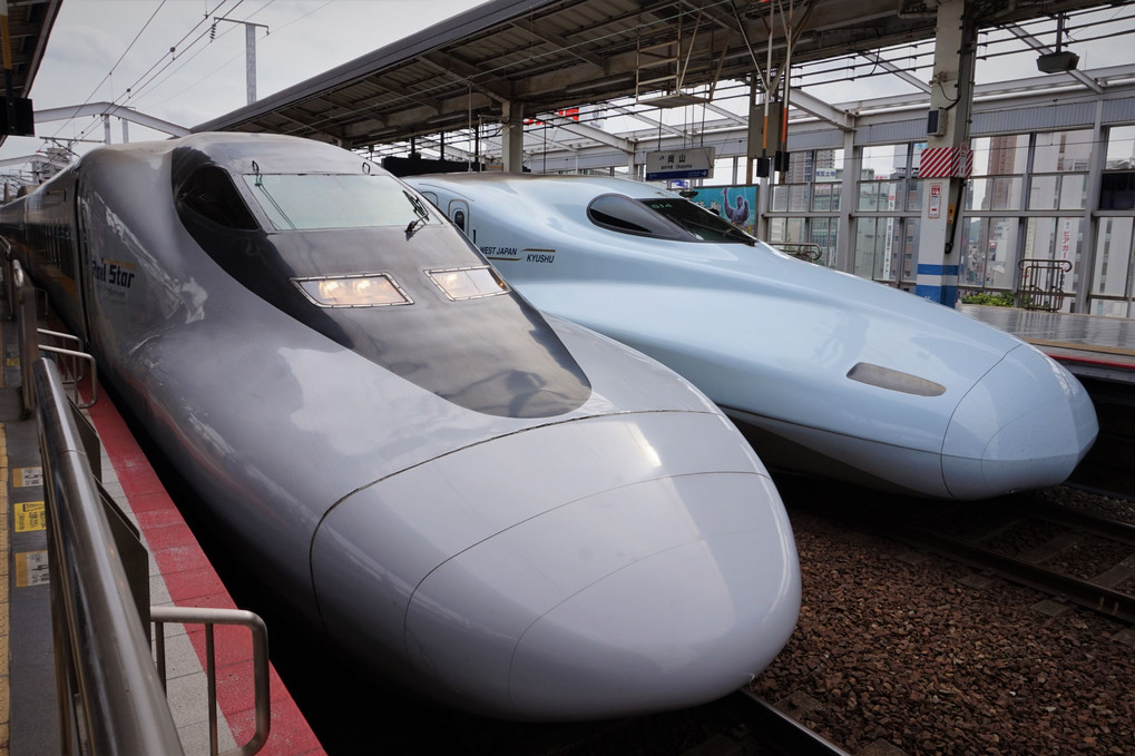 岡山駅にて