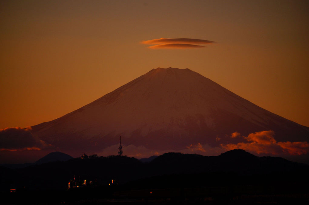 2022年1月2日　富士山と雲💖