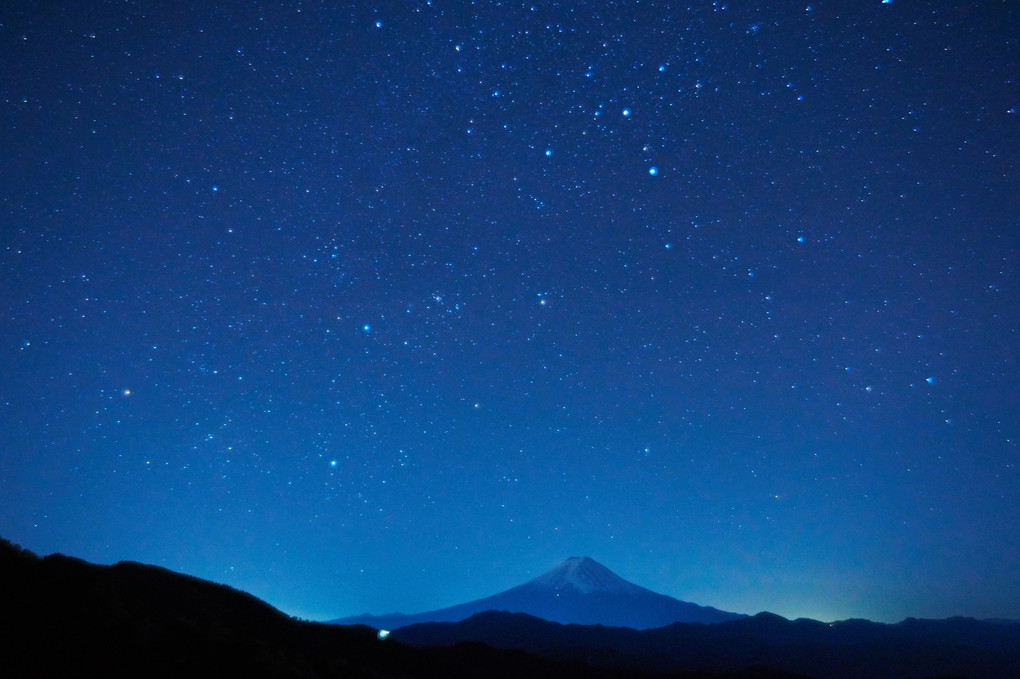 2017年も、ありがとうございました。　～締めくくりは富士山星空ピントずらし