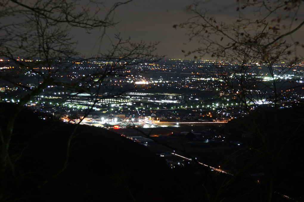 大平山の夜景