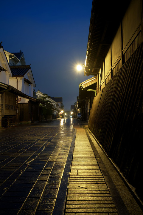 雨上がり　（竹原市　街並み保存地区）