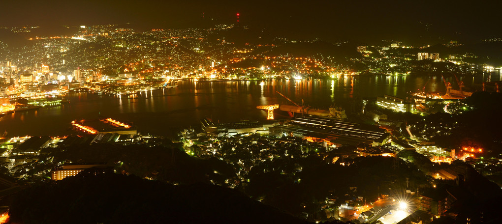 長崎三大夜景での撮影