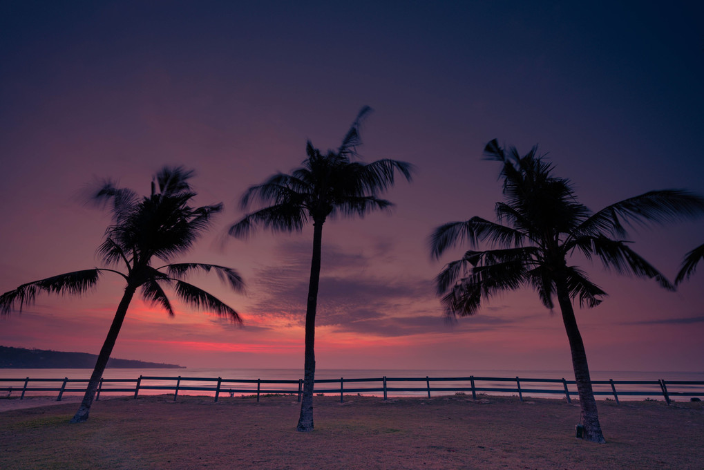 ジンバランビーチの夕陽
