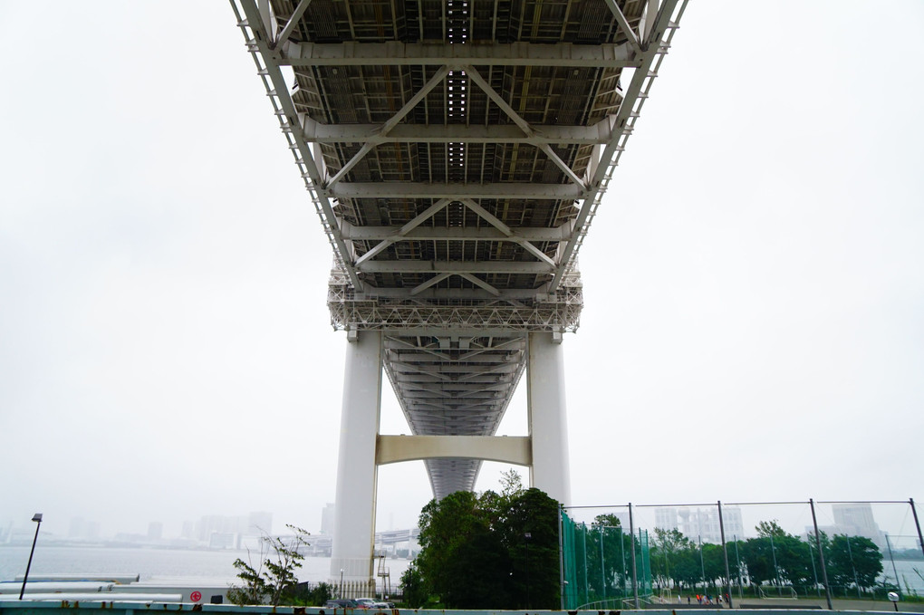 東京ミッドタウン日比谷&雨のレインボーブリッジ