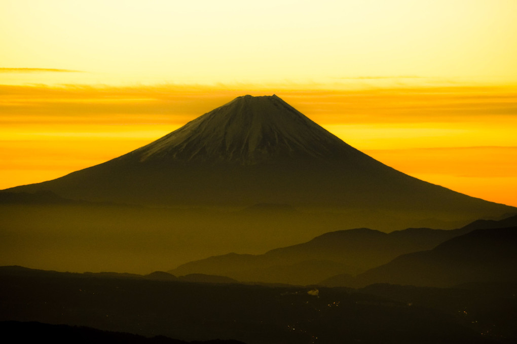 諏訪湖富士２