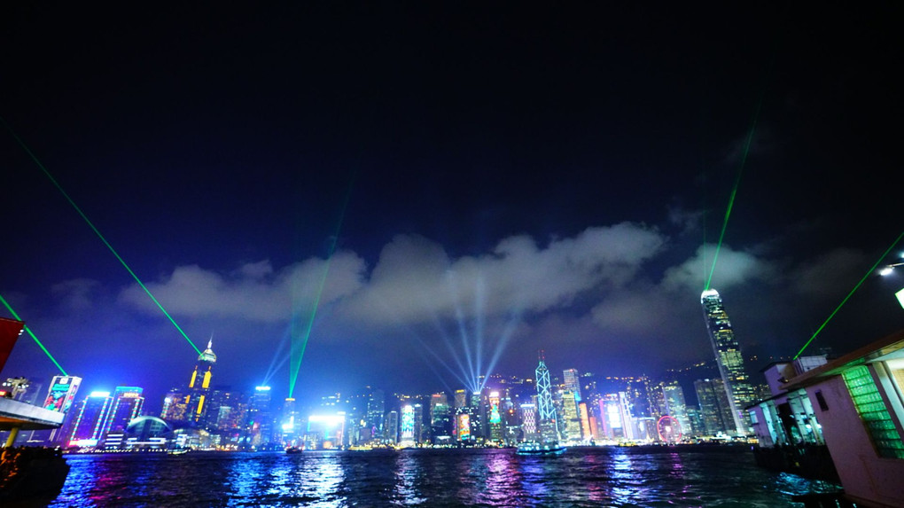 Symphony of lights in Hong Kong 