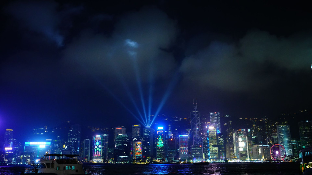 Symphony of lights in Hong Kong 