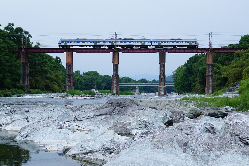 秩父鉄道　荒川橋梁