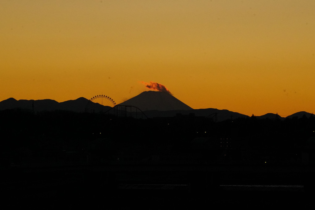 富士山から噴煙 ?