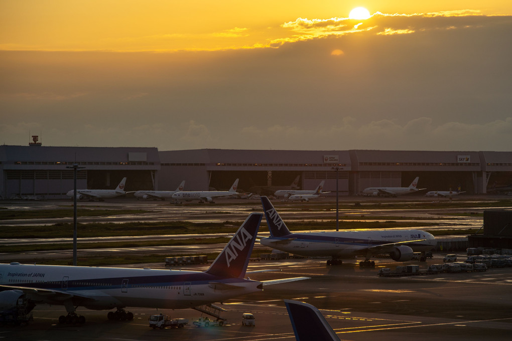 air port morning