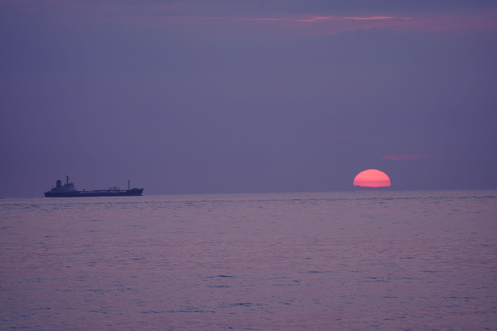 角島夕陽