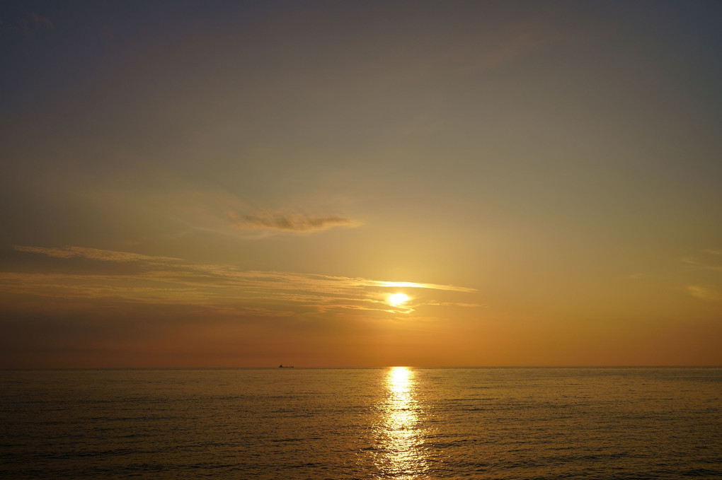 角島夕陽