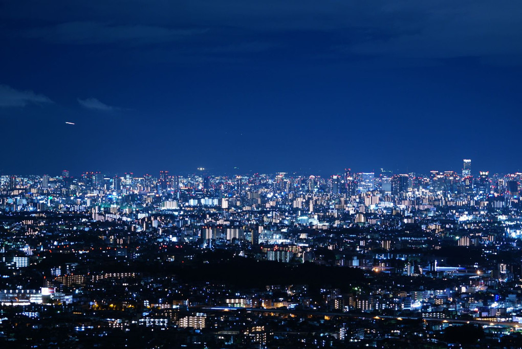 大都会　大阪夜景