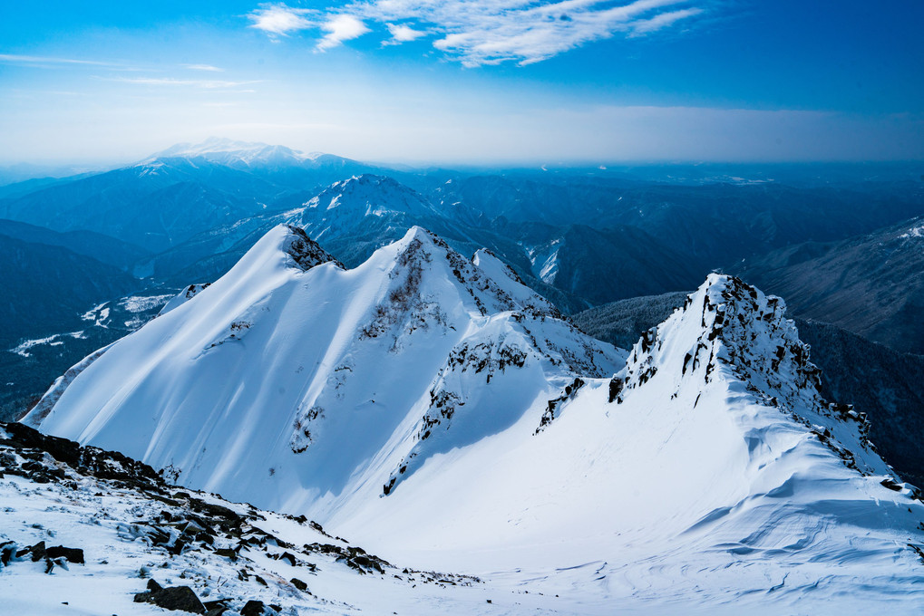 静寂の西穂高岳2909ｍ