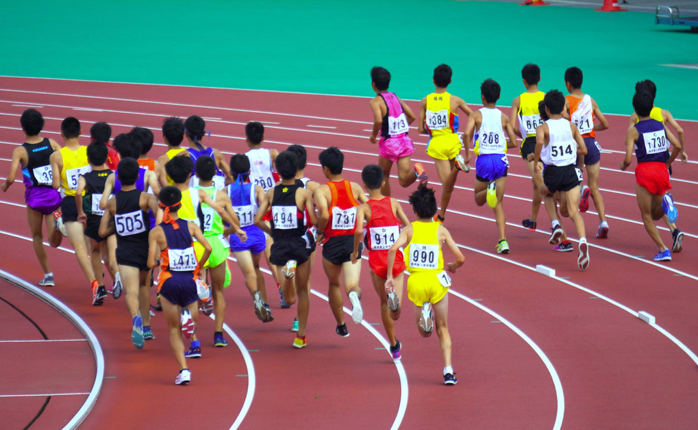 盛夏の中学生・陸上県大会