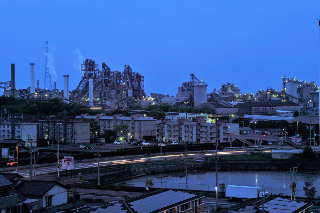 苅田町工場夜景