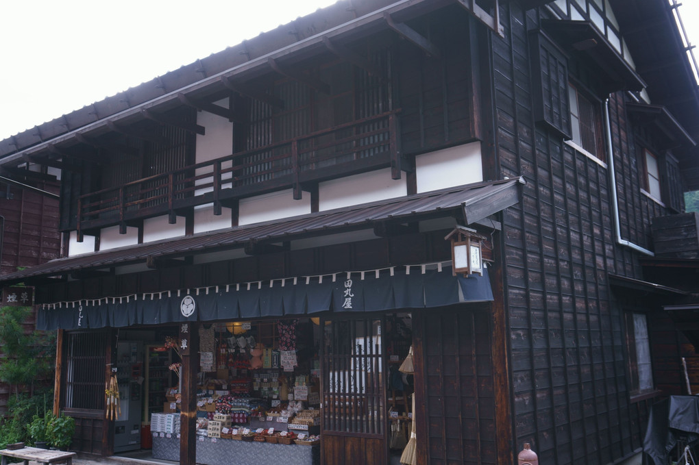 夏の妻籠宿