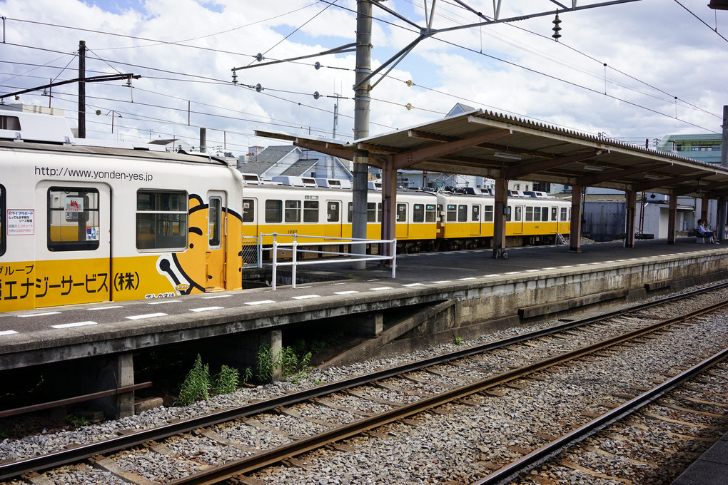 琴平電鉄の電車