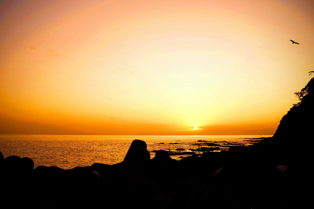 江の島夕暮れ