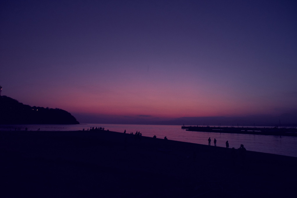 江ノ島の夕暮れ