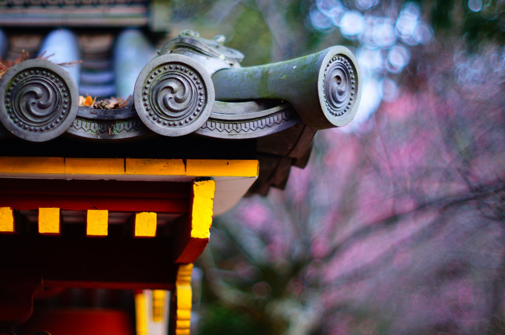 奈良･二月堂…もうひとつの夕景