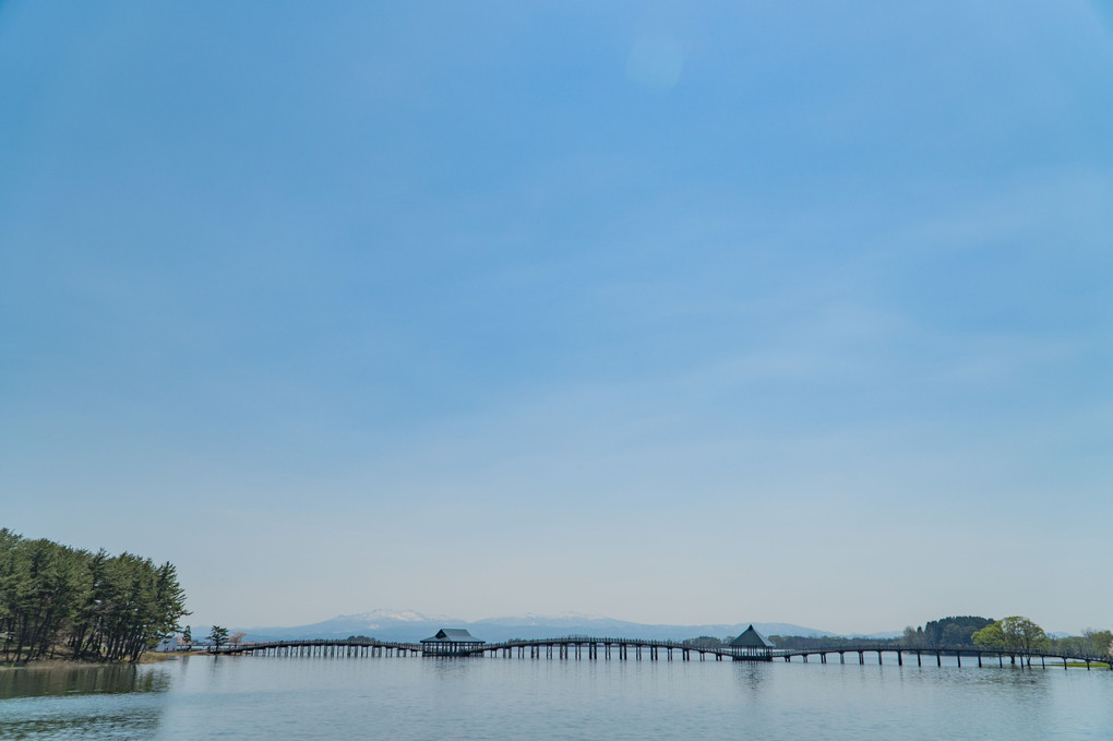 青森県鶴田町・鶴の舞橋