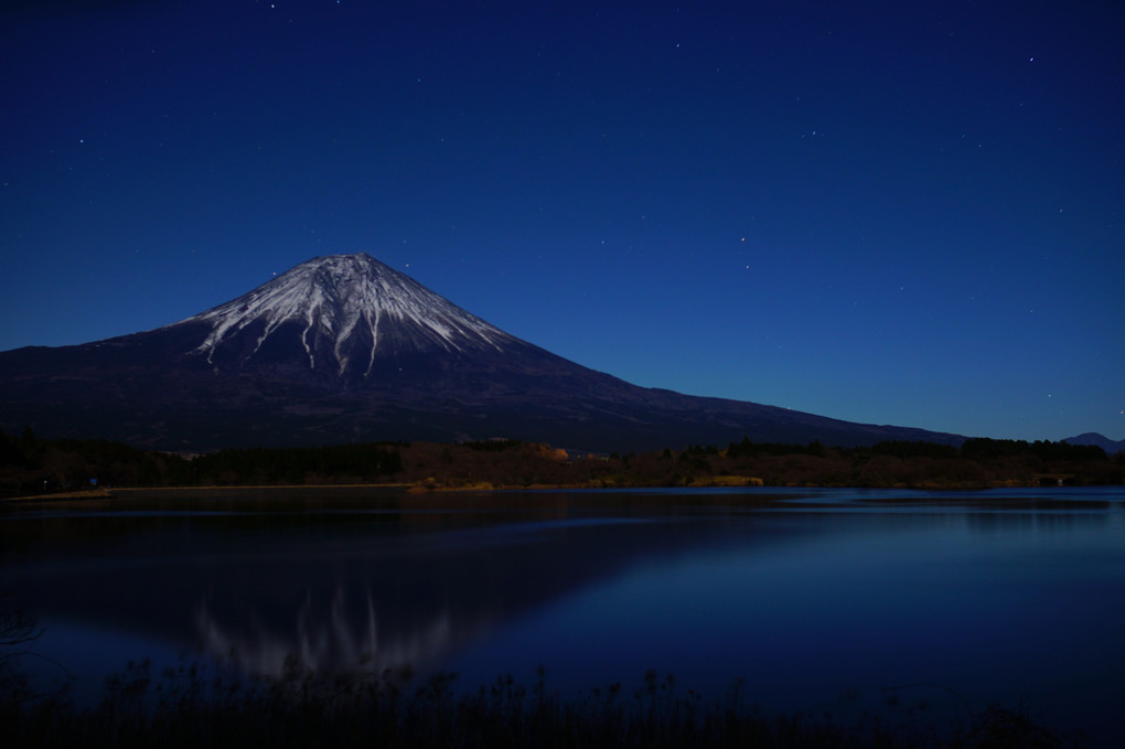 午前４時の富士山