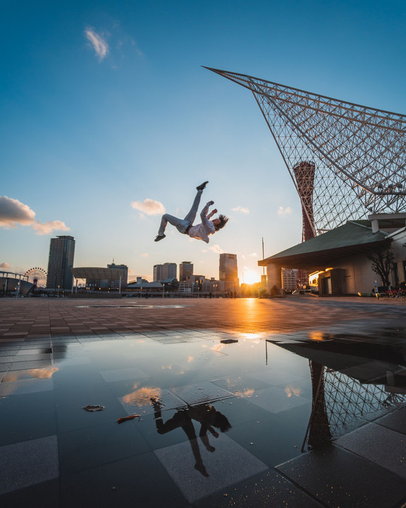 Reflection -Tricking self-portrait-