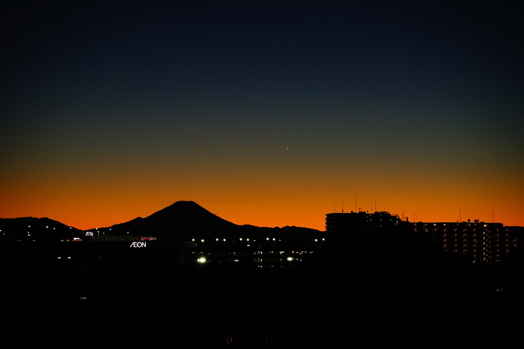 2022年1月1日富士山Blue time