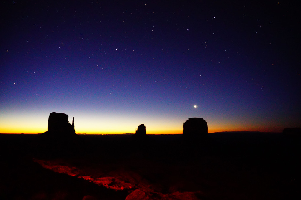 Monument Valleyの星空