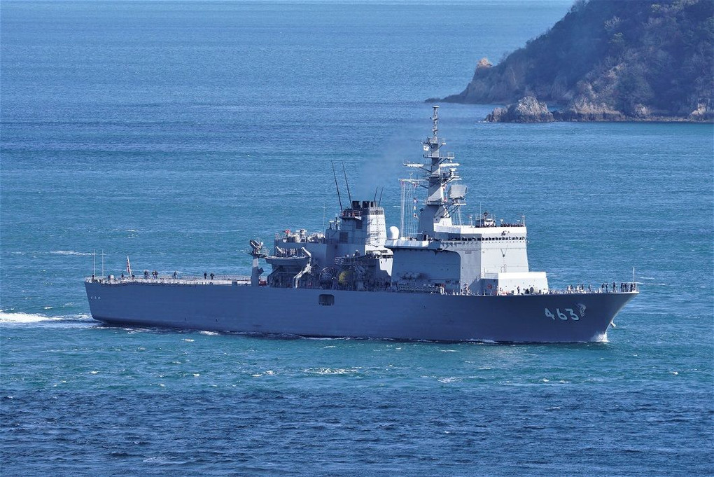 海上自衛隊 練習艦隊2020 掃海母艦MST463うらが ミリ活