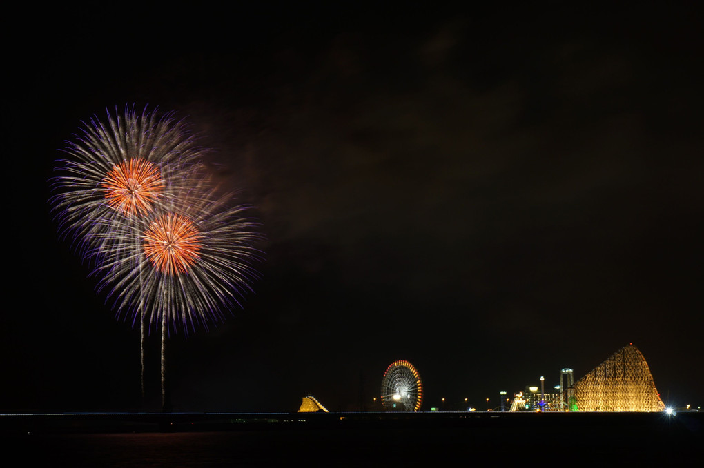 長島温泉花火大競演