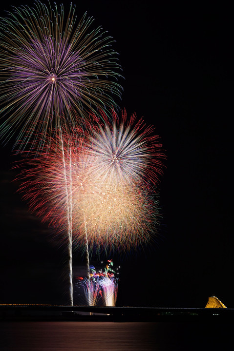 長島温泉花火大競演