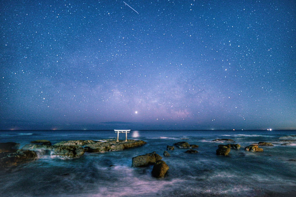 明星と天の川