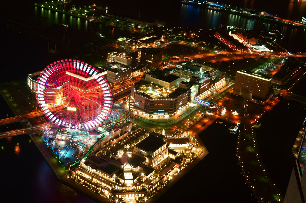 夜景撮影② @横浜スカイガーデン