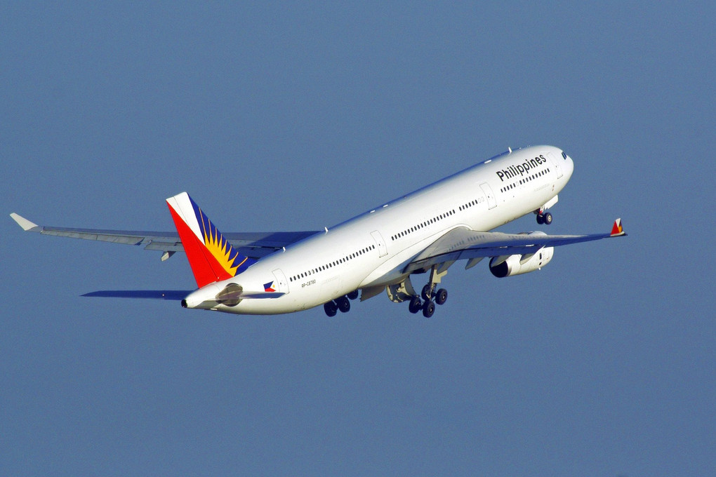 マニラ行きフィリピン航空PR412便のAirbus A330-300