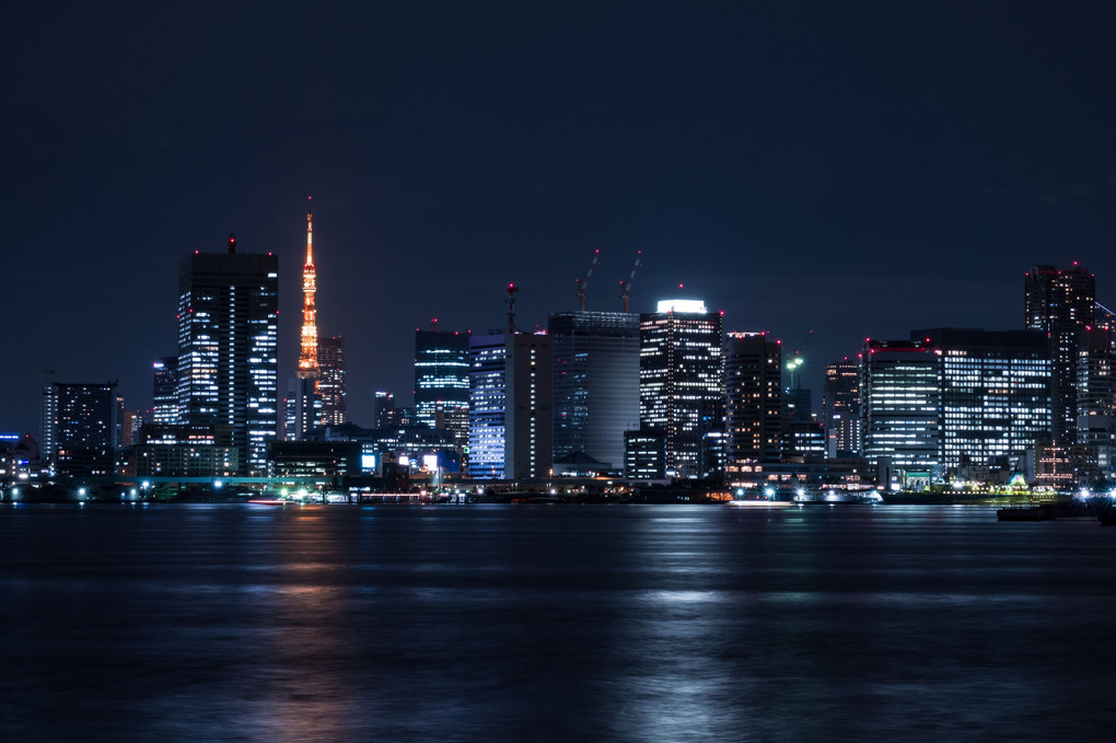 東京湾の夜景
