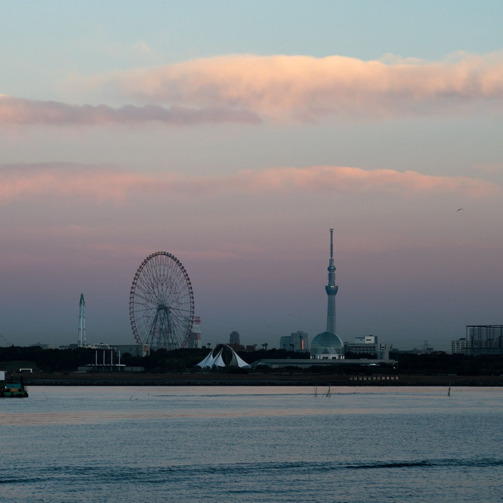 東京湾 夜明け前2