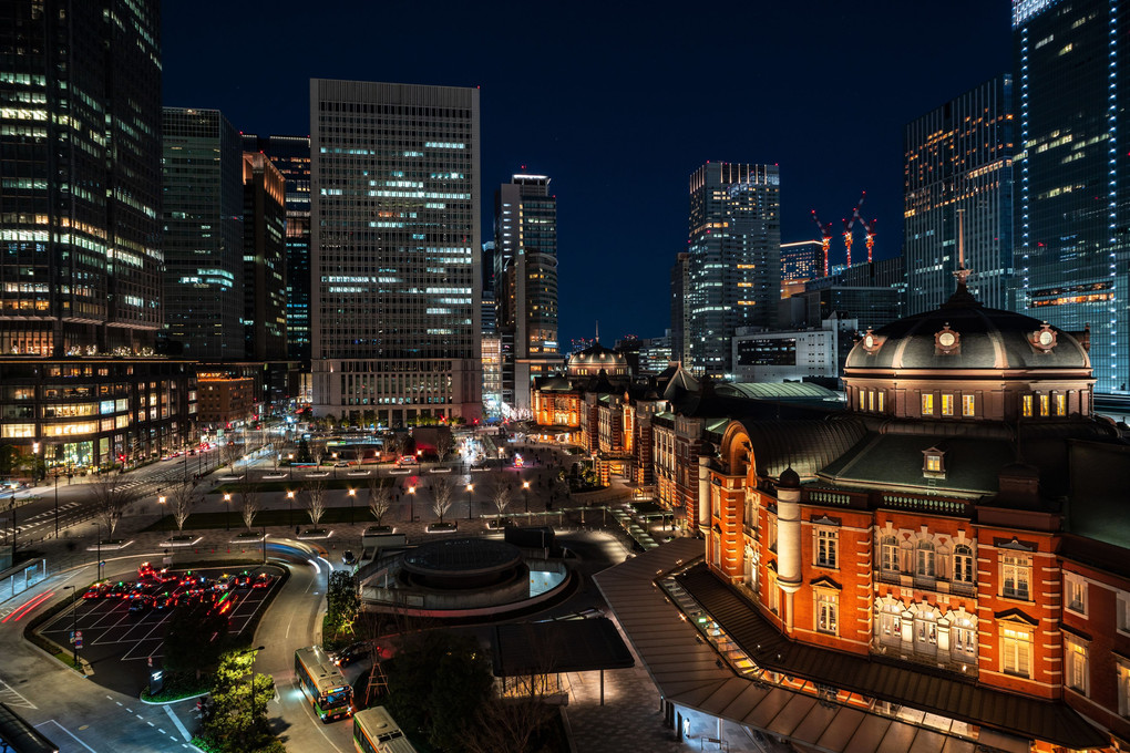 東京駅夜景