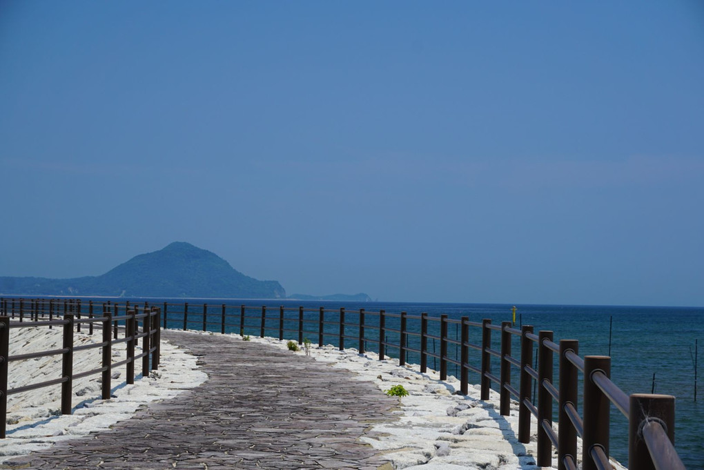 道の駅くにみから見える姫島村