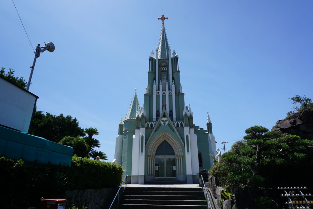 長崎  平戸ザビエル記念教会と寺院