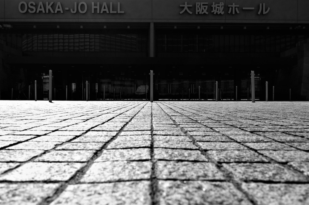 大阪城ホールを撮ったのではなく