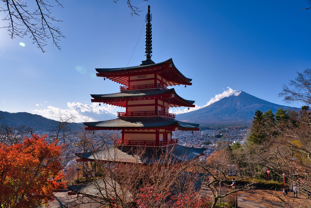 富士山と紅葉めぐり