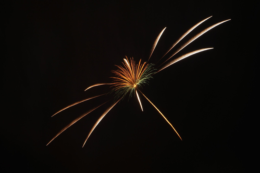 α6500で初めての花火、初めてのM撮影＾＾；（その１：まだましな写真）