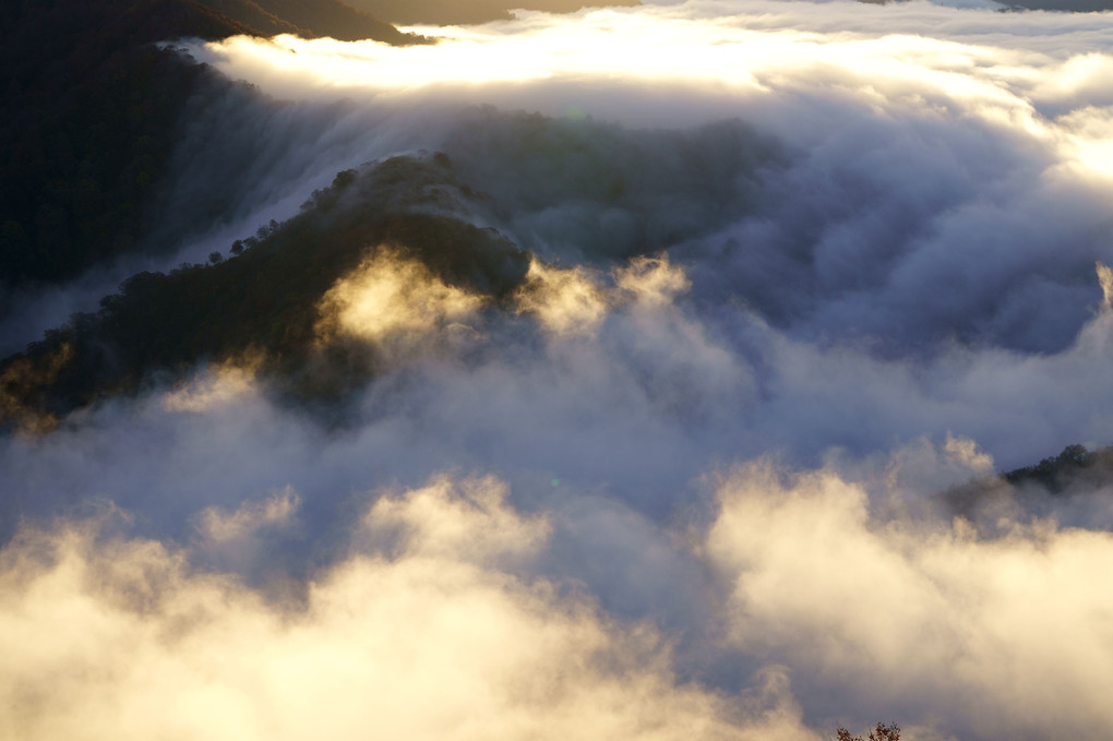 雲海の大瀑布