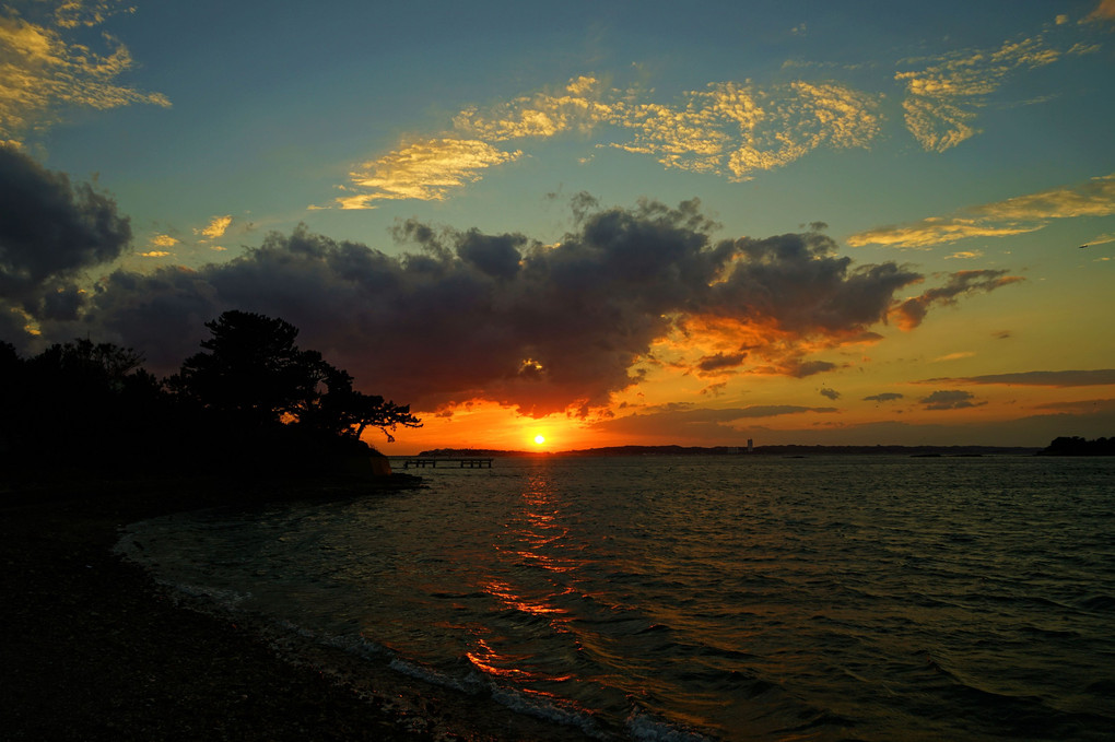 佐久島の夕景