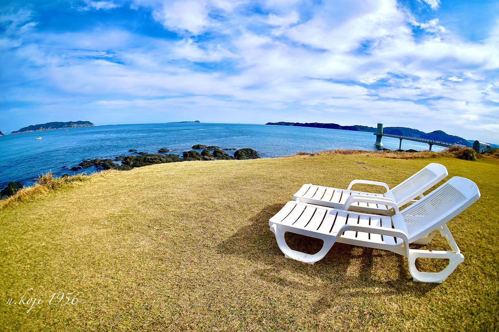 波戸岬の風景