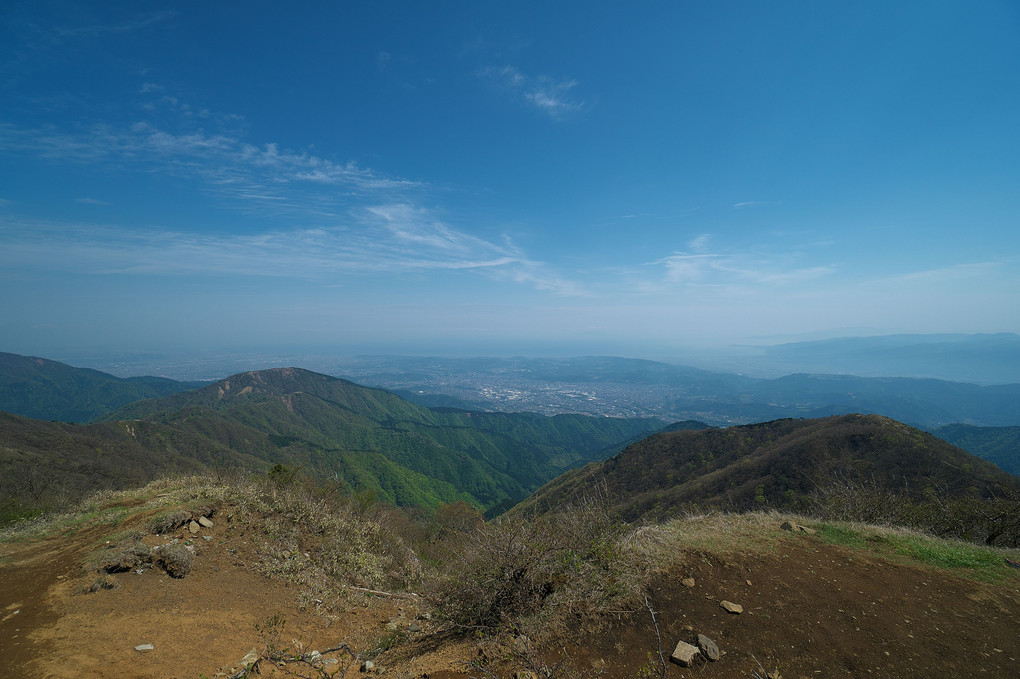 丹沢山系の塔ノ岳より