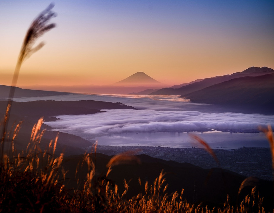 富岳三景　#カレンダー2024