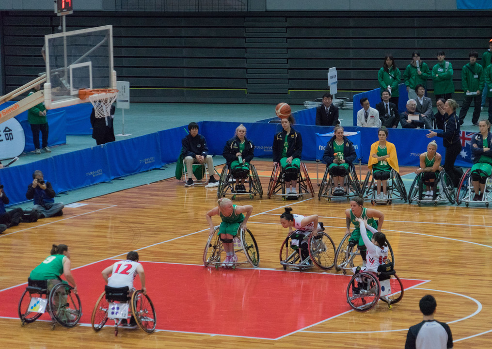 国際親善女子車椅子バスケットボール大会　日豪三位決定戦2
